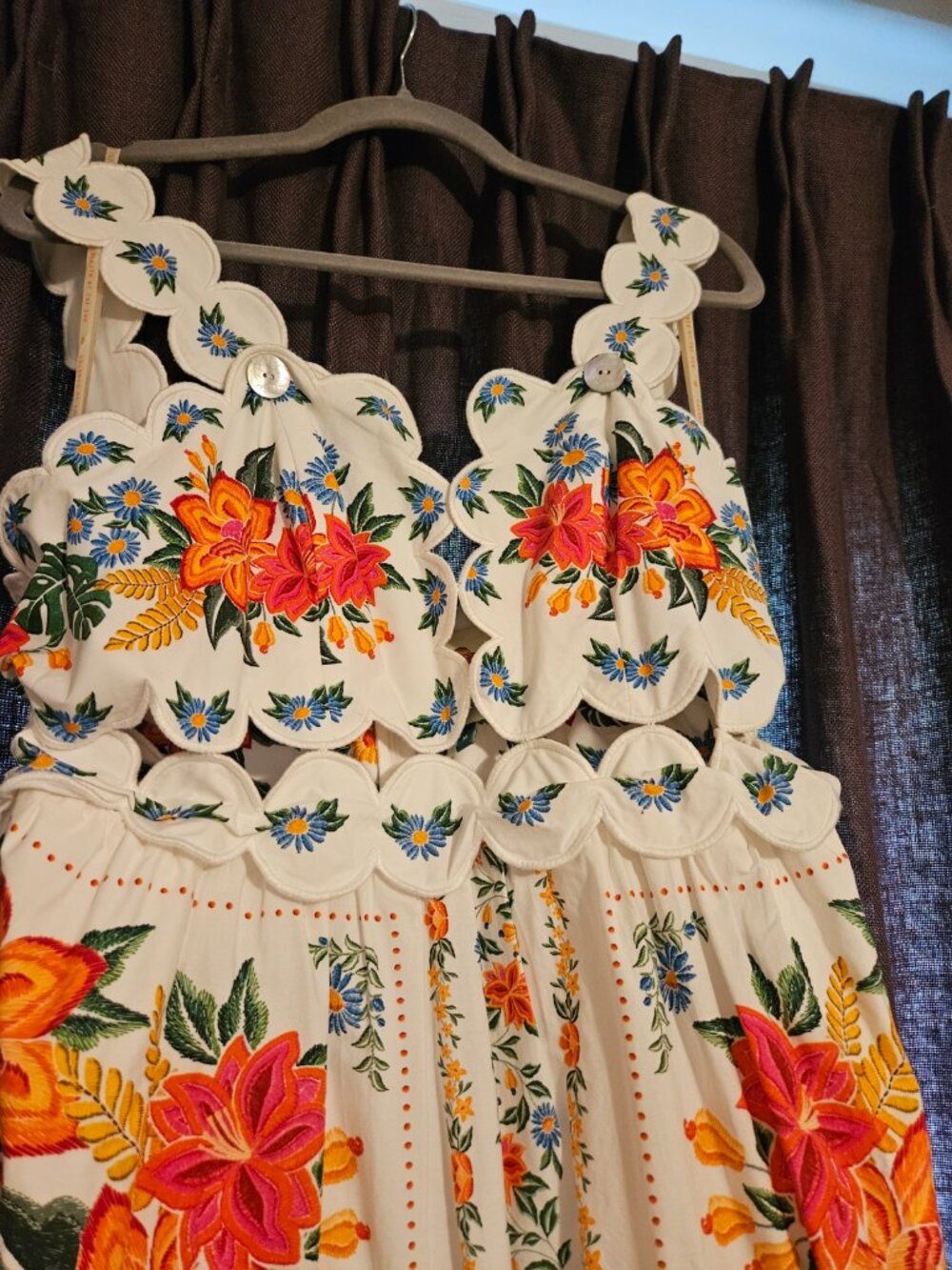 Off-White Bloom Garden Maxi Dress - Picture 7 of 9
